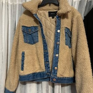 Sherpa Forever 21 Jean Jacket